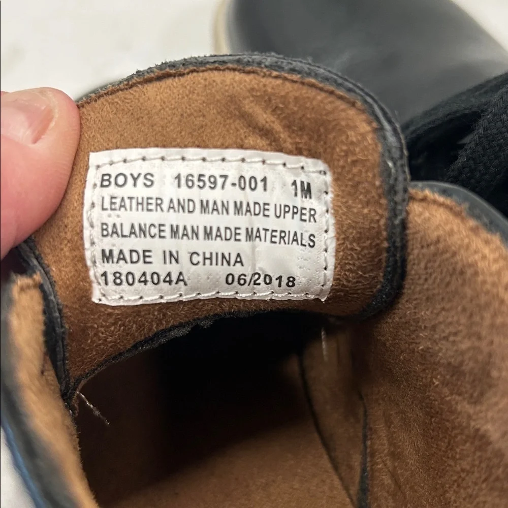 Florsheim Curb Chukka Jr Boys‎ Leather Boots 1M